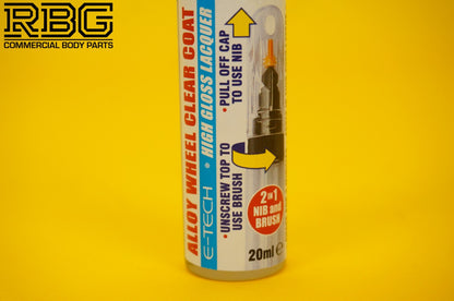 Clear Coat Lacquer Touch-Up Pen & Stick Car Body Work Wheels & Surfaces E-TECH