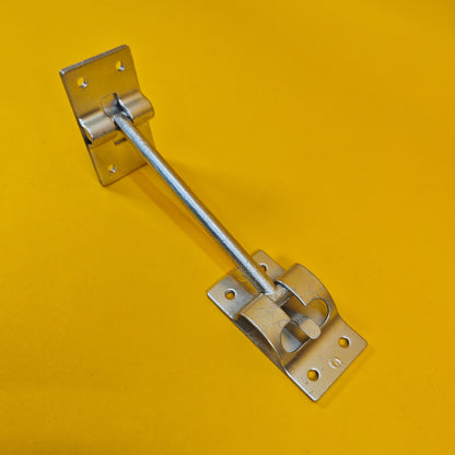 Door Retainer 155mm Hook & Catch Plate Horsebox Trailer Truck Caravan Barn 1Pc