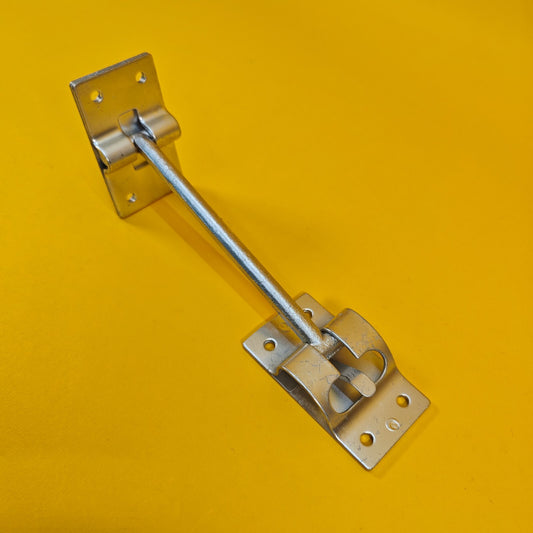 Door Retainer 155mm Hook & Catch Plate Horsebox Trailer Truck Caravan Barn 1Pc