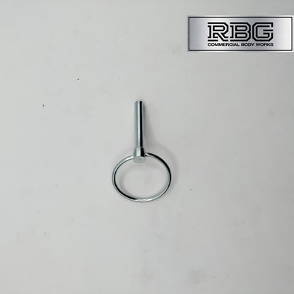 2x Lynch Pins Ø8 x 44.5mm Zinc Plated Steel Linch Pins Trailer, Tractor, Truck