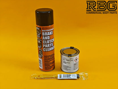 Brake Caliper Paint Kit ORANGE Paint + Cleaner + Brush E-TECH For Car Vehicle
