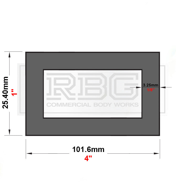 ALUMINIUM RECTANGULAR BOX SECTIONS Inch & Metric Various Sizes Free UK Delivery
