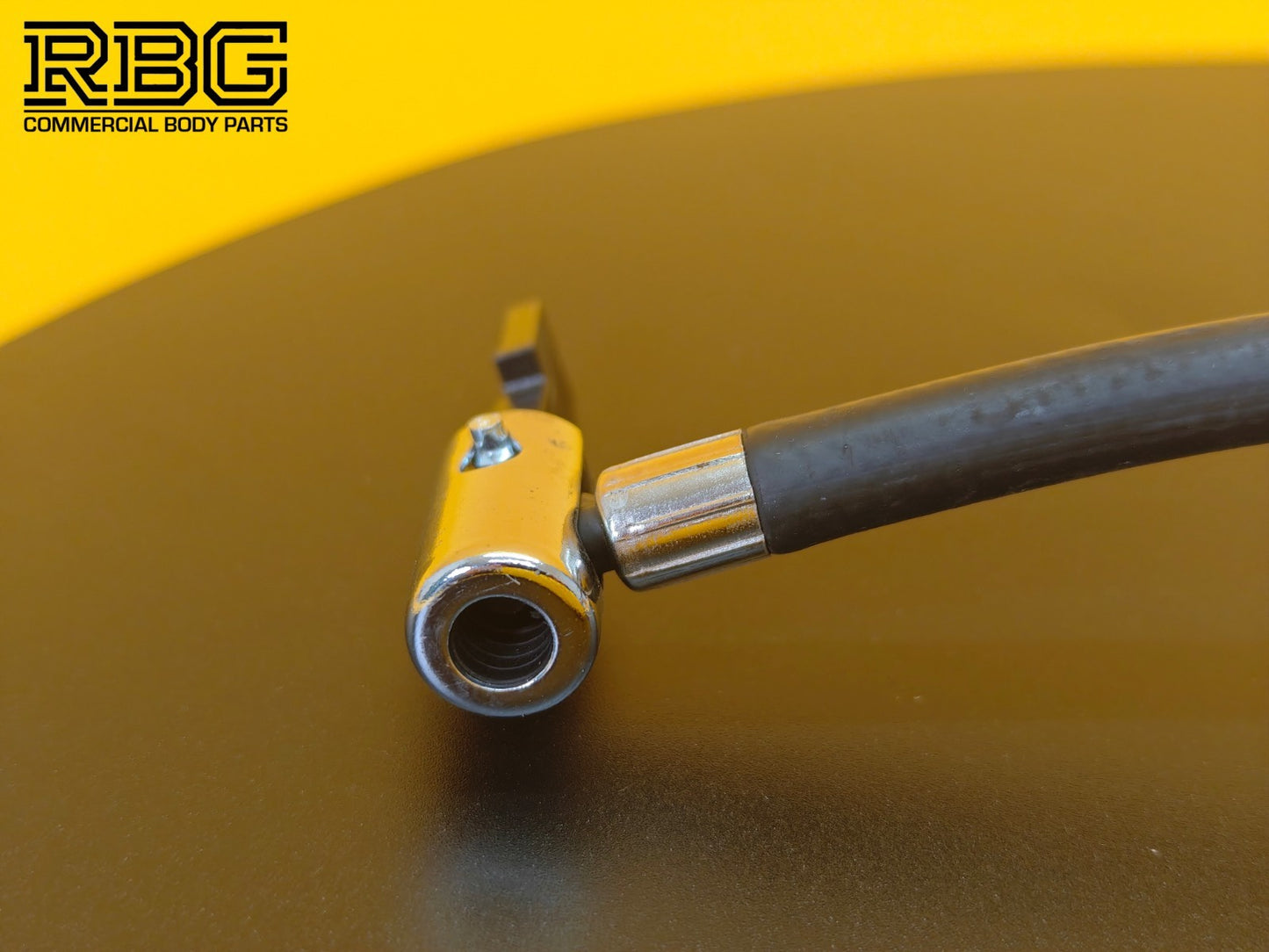 Air Compressor Pressure Gauge, Inflator Hose Connector & Recoil Hose Assembly