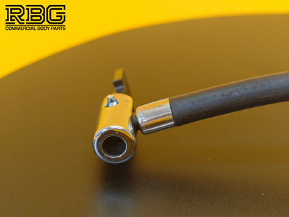 Air Compressor Pressure Gauge, Inflator Hose Connector & Recoil Hose Assembly