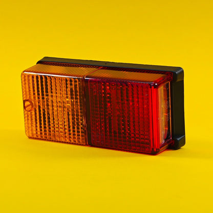 Rear Rectangular Combination Light 4 Function Bulb Lamp for Trailer Caravan 12V