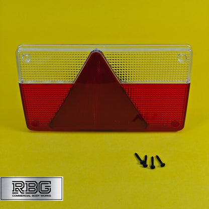 Replacement Lens Rear Light LEFT for AJBA FP80 To Fit Erde Daxara Trailer Italy