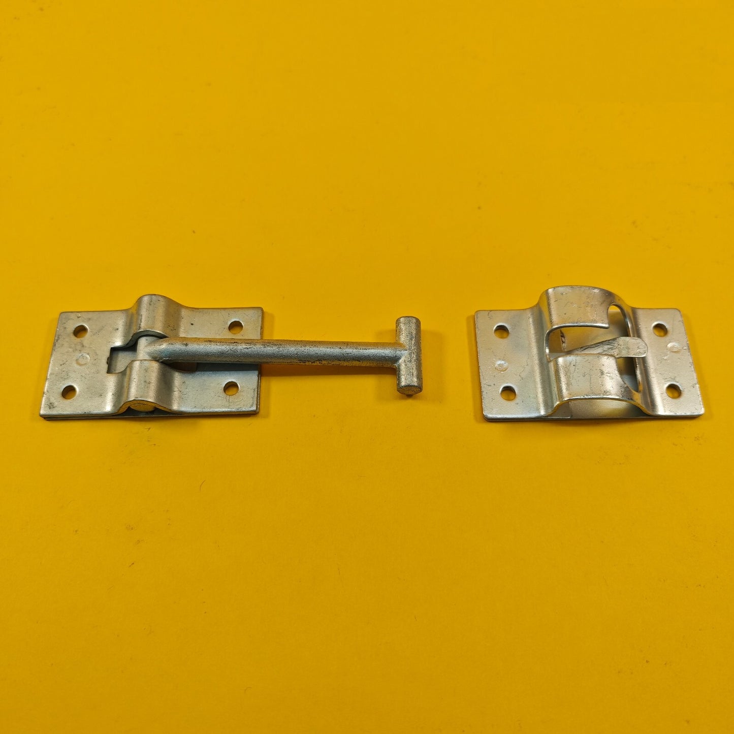 Door Retainer 105mm Hook & Catch Plate Horsebox Trailer Truck Caravan Barn 1Pc