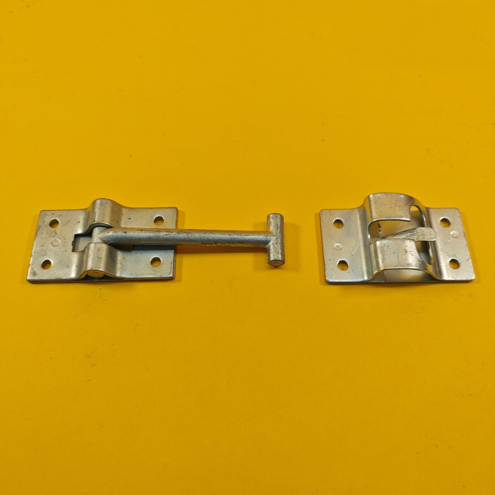 Door Retainer 105mm Hook & Catch Plate Horsebox Trailer Truck Caravan Barn 1Pc