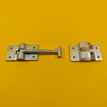Door Retainer 105mm Hook & Catch Plate Horsebox Trailer Truck Caravan Barn 1Pc