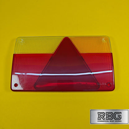 Replacement Lens Rear Light RIGHT for AJBA FP.80 with Orange Reflector Trailer