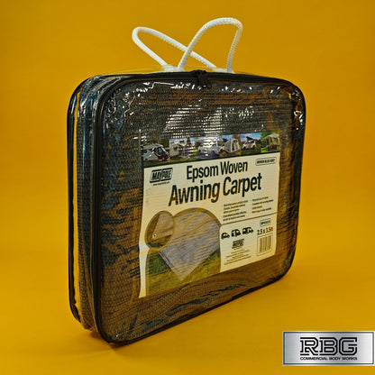 Awning Carpet Breathable Woven For Tent Caravan Campervan Camping 2.5m x 3.5m UK