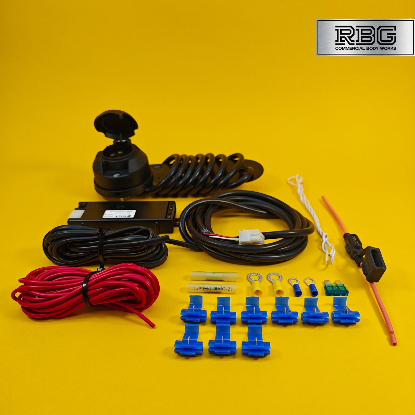 Universal 7 Pin Electric Towbar Wiring Kit PCT ZR2500 Relay 12N 7 Way Bypass UK