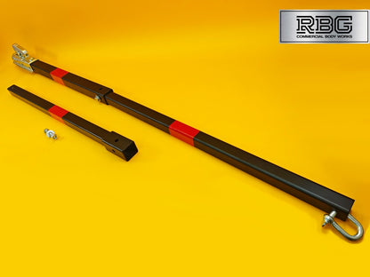 Vehicle Recovery Tow Pole 3.5Ton With Red Reflector 2.6m 3500kg 3pc Car Van UK