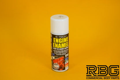 Engine Enamel BLACK Spray Coating 400ml E-TECH Heat Resistant Paint Car Vehicle