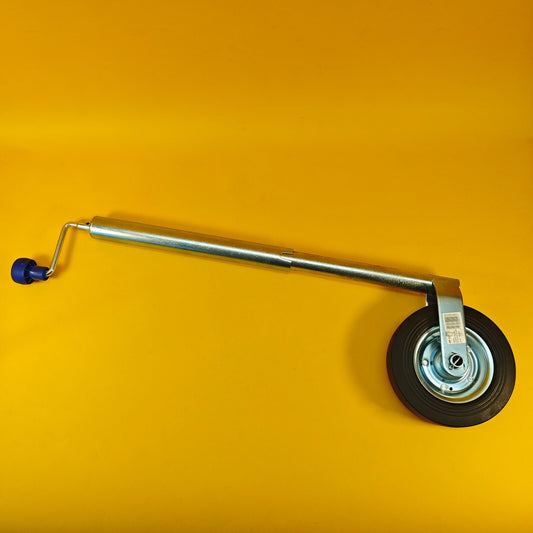 42mm Jockey Wheel For Trailer / Caravan 100Kg Standard Duty 480-750mm Extension