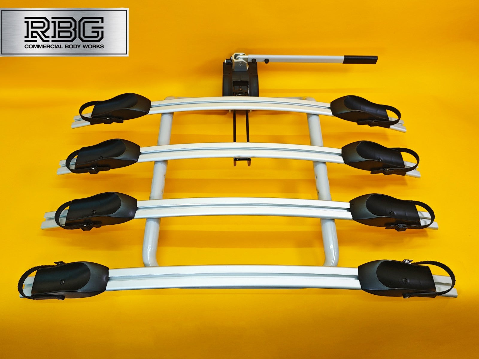 Cycle Carrier 4 Bikes Towball Mounted 60kg Car Rear Tow Bar Ball Tilting Rack UK