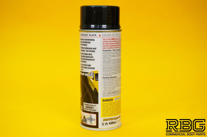 PRO Alloy Wheel Paint METALLIC MIGNIGHT BLACK Refurbish & Refresh Spray E-TECH