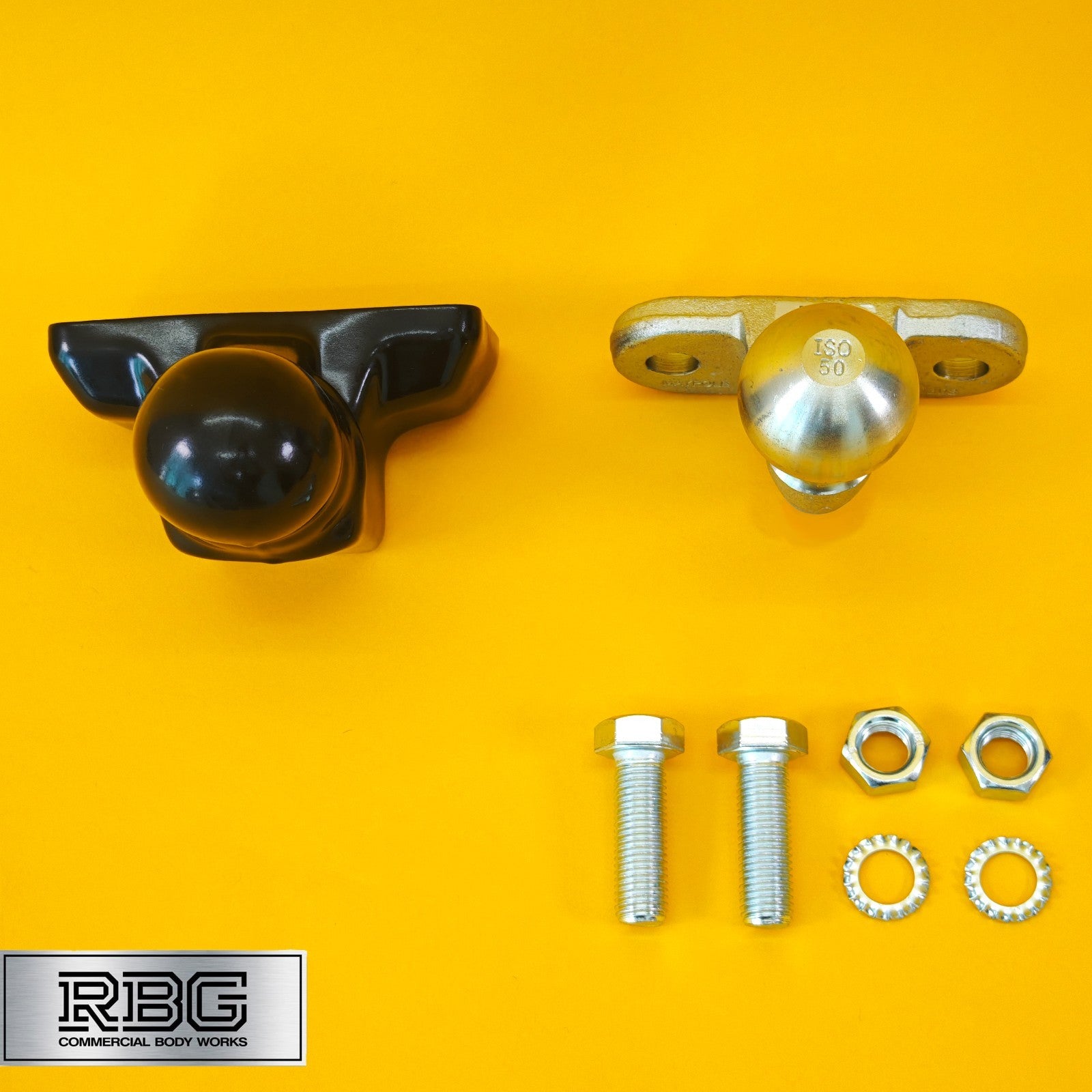 Tow Ball + Cover PVC 50mm Tow Hitch Silver Heavy Duty Standard E Approved UK