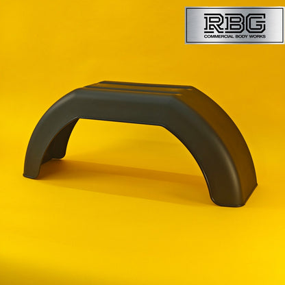 10 Inch Plastic Mudguard Single 610mm x 180mm for Trailer 10″ Wheel Domar Deluxe
