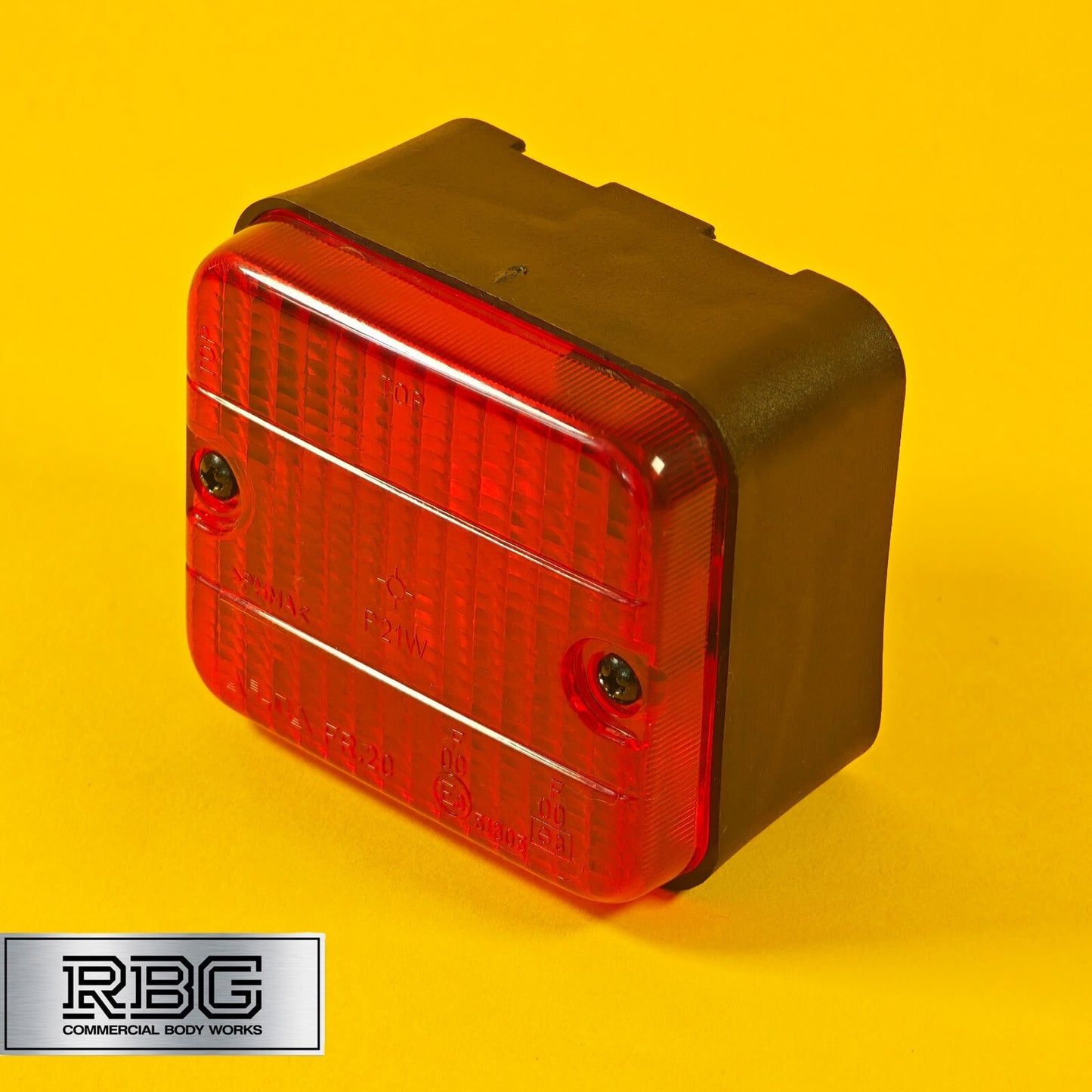 Rear Fog Bulb Light AJBA Red Universal Lamp For Trailer Caravan FR.20.001 Italy