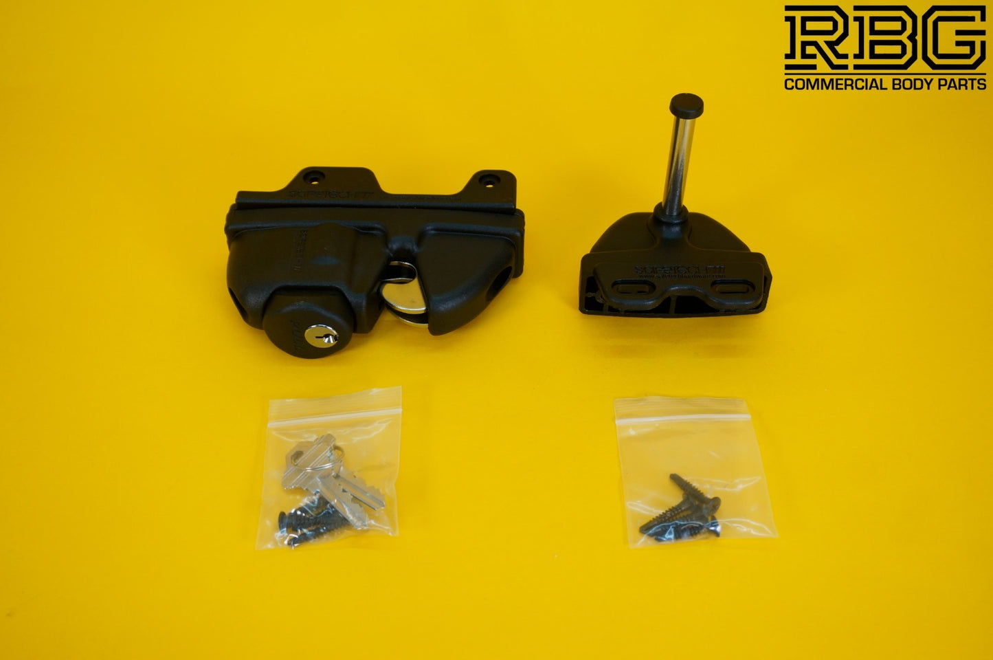 Double Hook Gate Latch Garden Fence Lock SafeTech Gravity Single Sided Latch