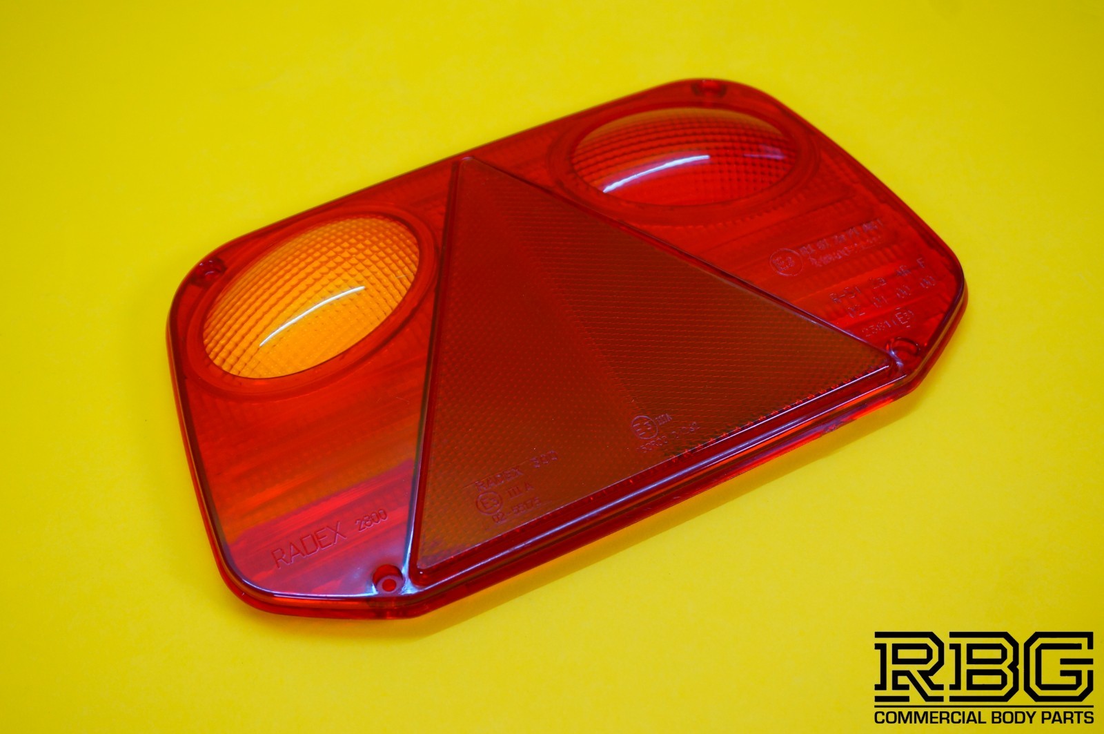 Replacement Lens for Radex 2800 LEFT Hand Rear Combination Light for Trailer