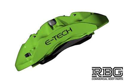 Brake Caliper Paint Kit LIME GREEN Paint + Cleaner + Brush E-TECH For Vehicle