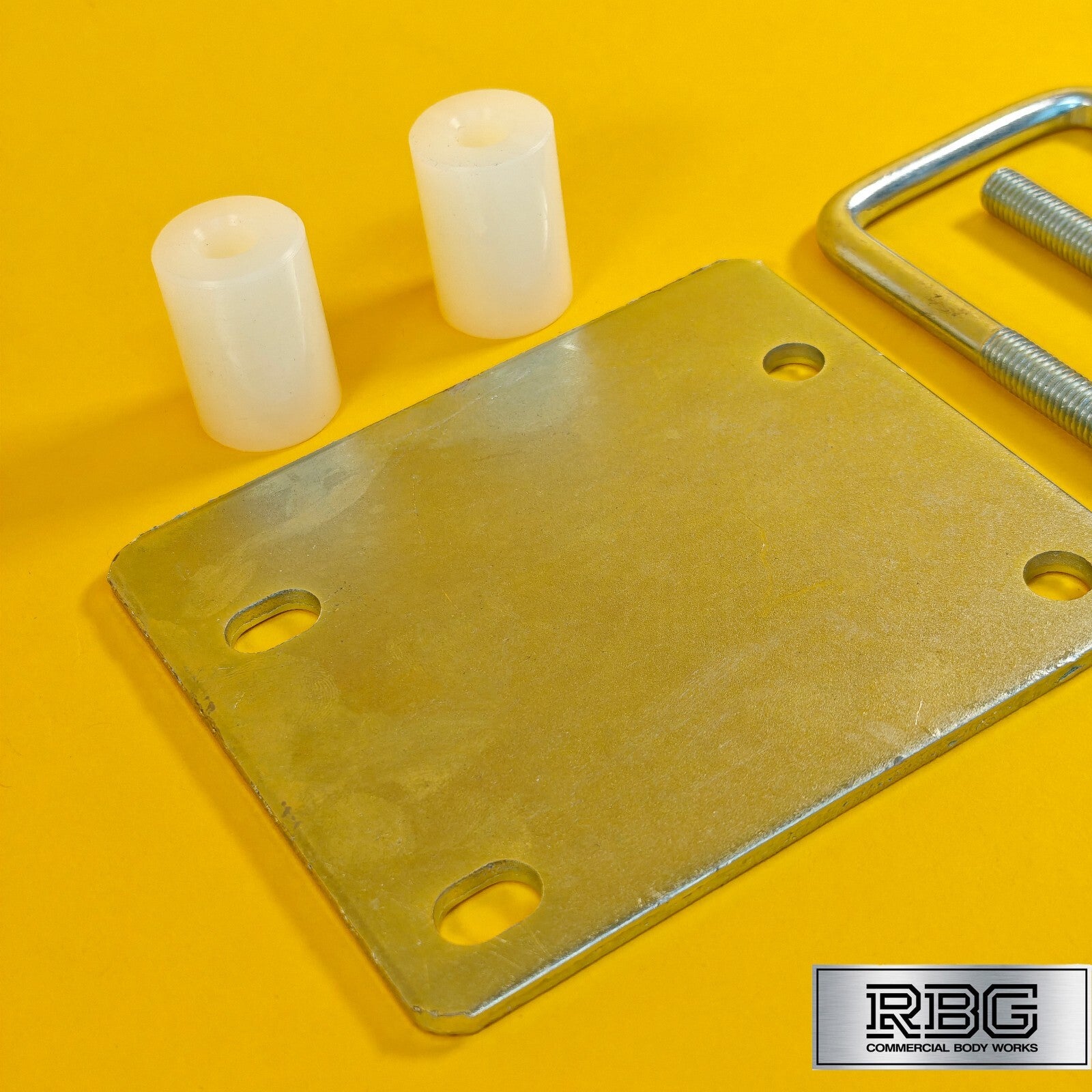 Jockey Wheel Clamp Fixing Kit for 50&60mm Drawbars Trailer No Drilling Required
