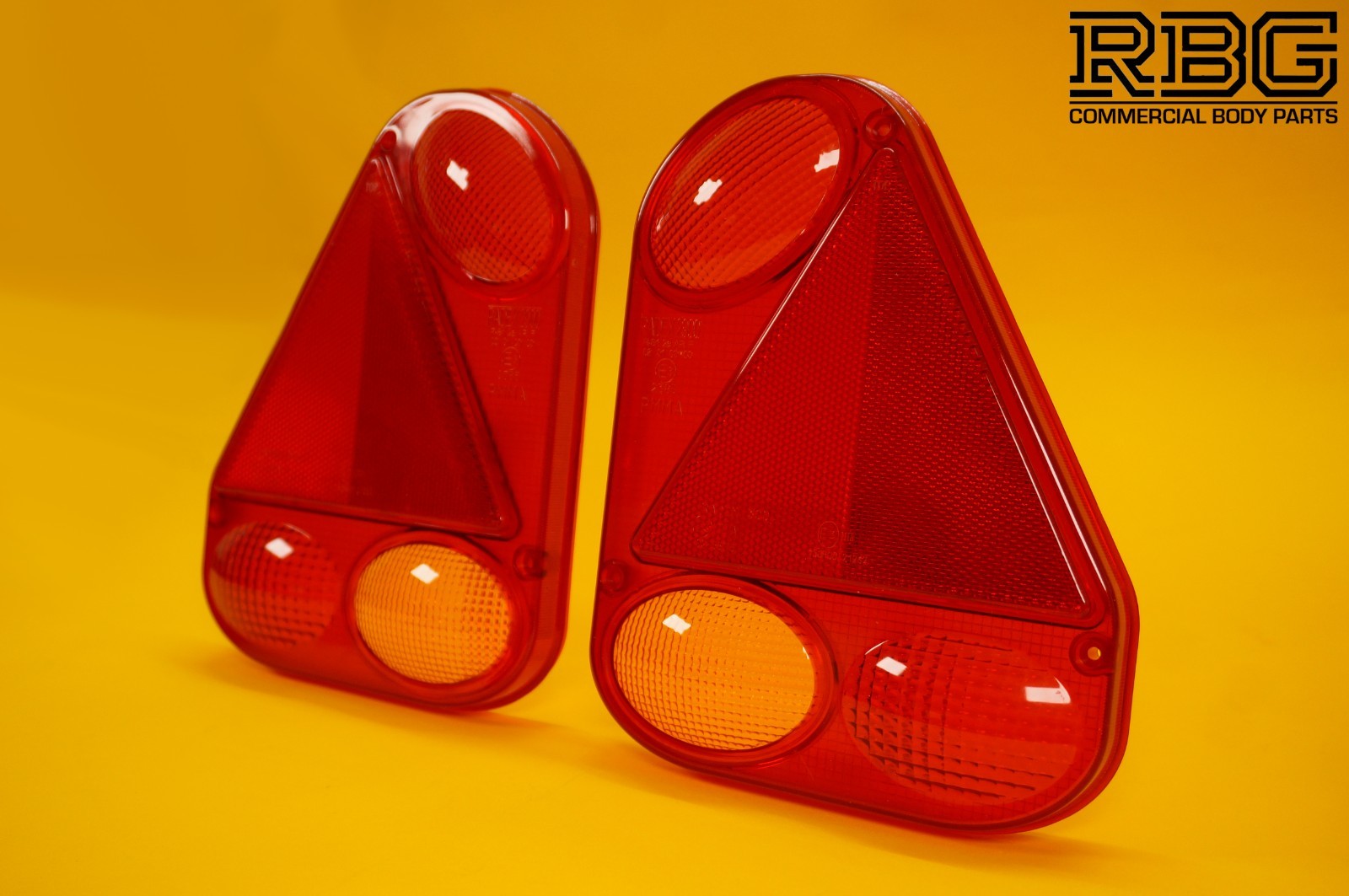 Replacement Light Lens PAIR LEFT & RIGHT for Radex 2900 Rear Combination Lamp