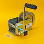 2500Lb Professional Hand Winch 1100Kg Safety Clutch Brake Red-Rust Resistant UK