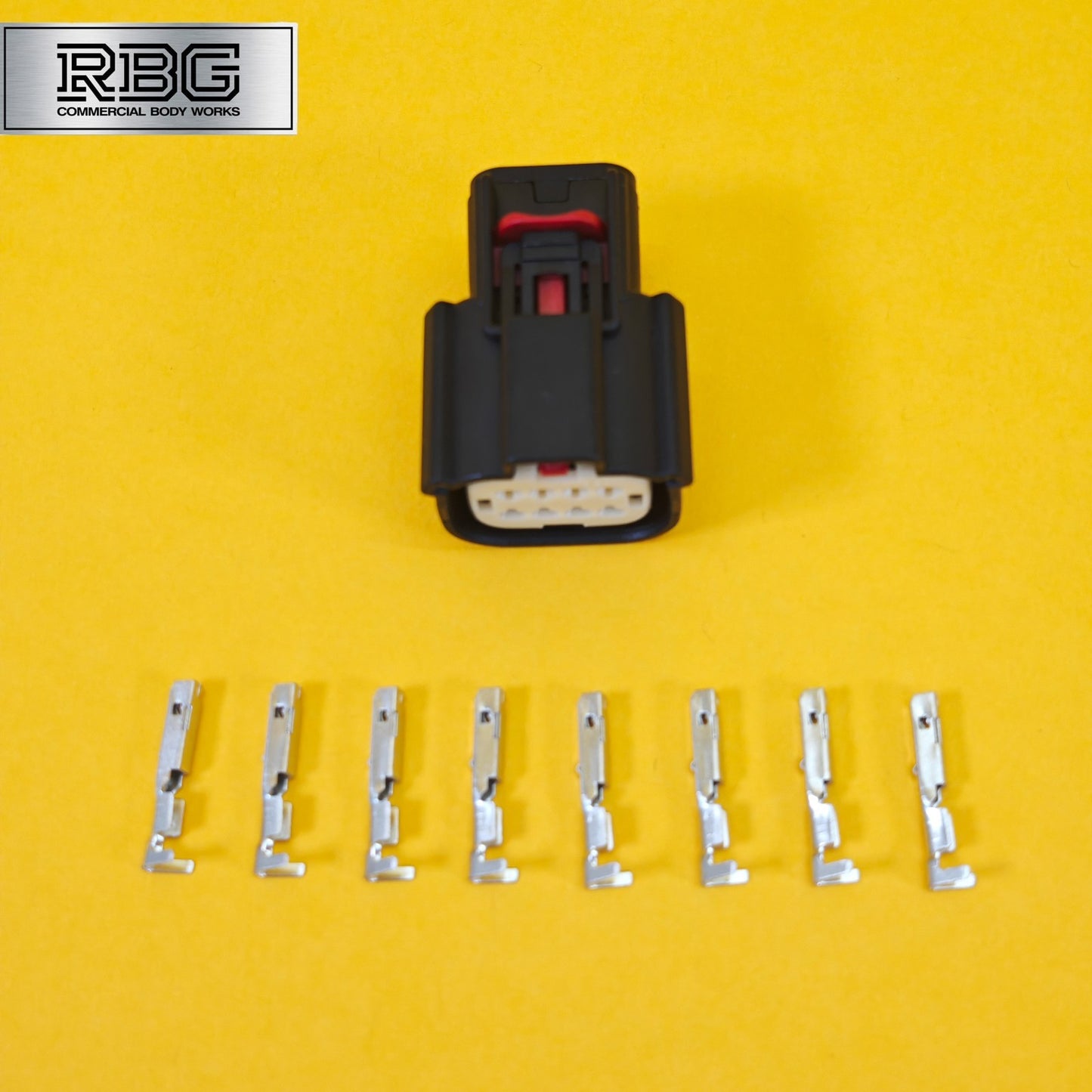 Ford Transit MK8 Wiring Loom Plug Black for Tail Light Lamp Tipper Recovery 8Pin