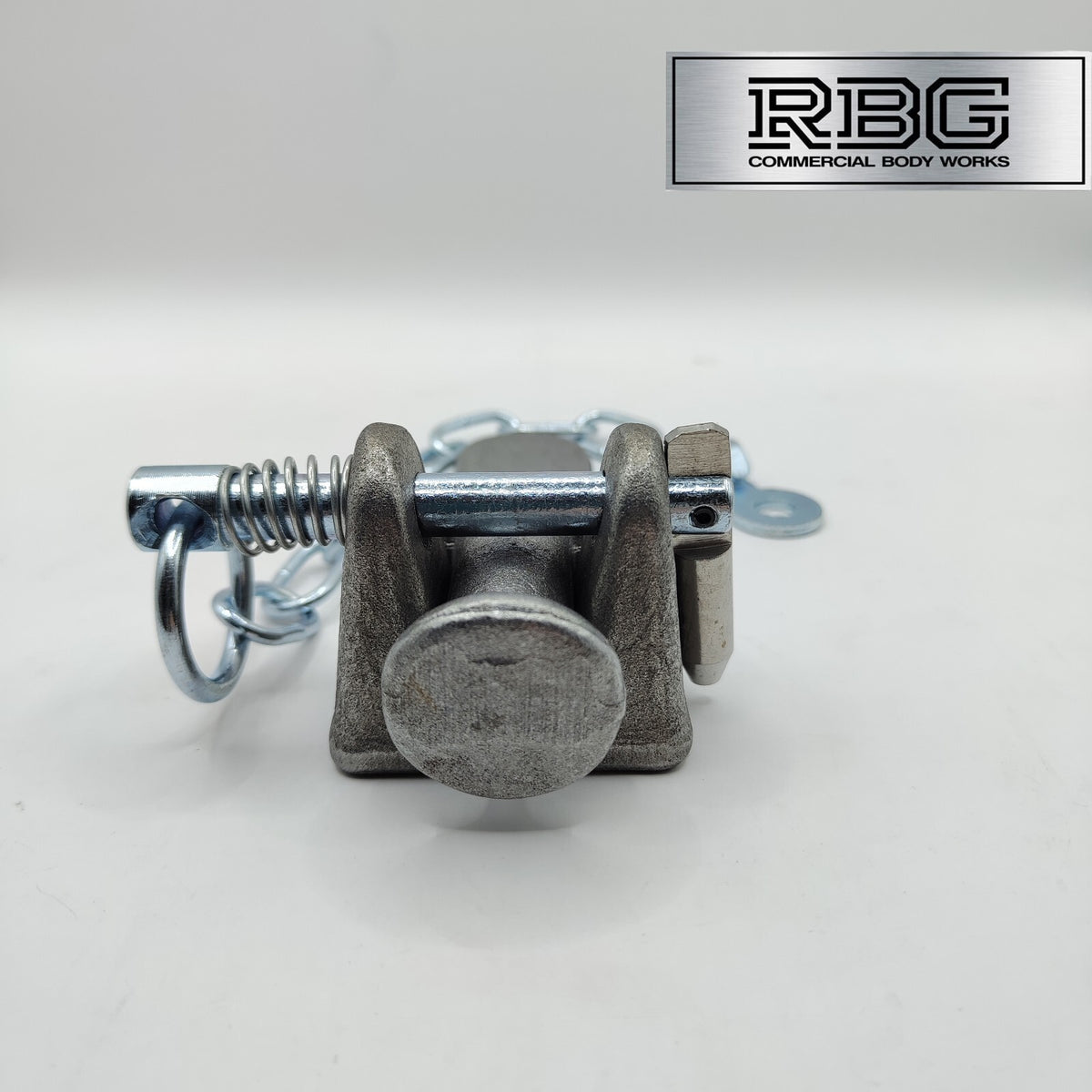 2x Tailboard Forket, Lug & SPRING LOADED Sword Pin & Chain Truck Trailer Drop