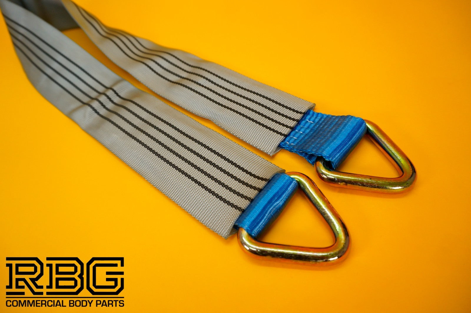 Axle Recovery Strap 5ton 50mm D-Rings + Protector 1m Lashing Cargo Heavy Duty