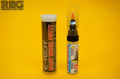 Clear Coat Lacquer Touch-Up Stick + Allow Wheel Repair Putty Filler 10cm Tube