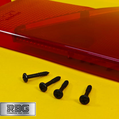 Replacement Lens Rear Light PAIR for AJBA FP80 To Fit Erde Daxara Trailer Italy