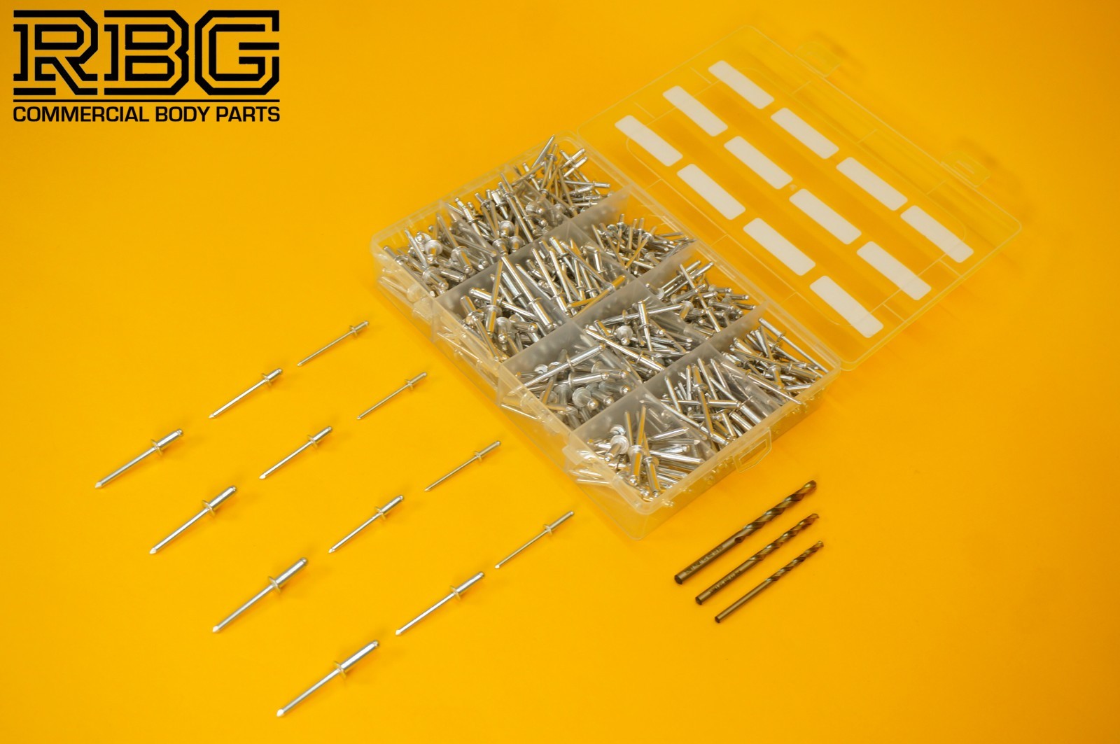 Blind Pop Rivets Assorted Aluminium Head/Shank 12 Sizes + FREE DORMER DRILL BITS