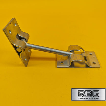 Door Retainer 105mm Hook & Catch Plate Horsebox Trailer Truck Caravan Barn 1Pc