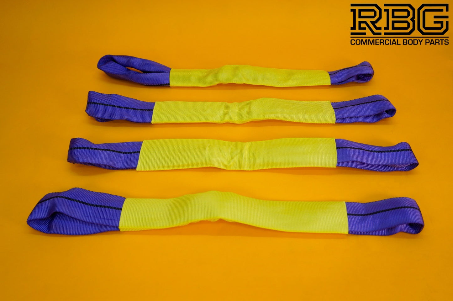 Tie Down Ratchet Strap Hi-Vis Yellow 5Ton Alloy Wheel Large Ratchet Safety 4Pcs