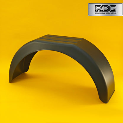 14 Inch Plastic Mudguard Single 790mm x 220mm for Trailer 14″ Wheel Domar Deluxe