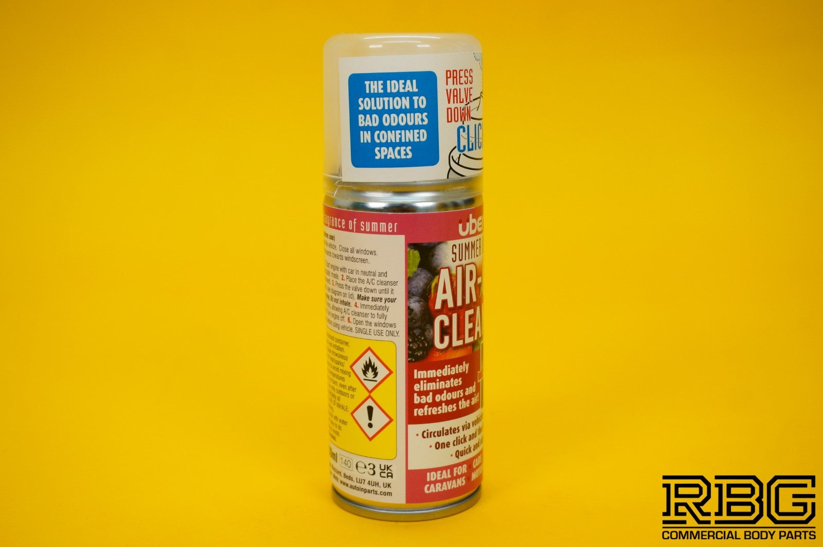 Air-Con Cleanser Summer Berries Uber Air Conditioning Freshener Ventilation