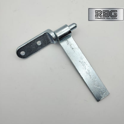 1x Straight Hinge & Gudgeon Pin Set ZP Trailer Truck Tipper Tailgate Dropside