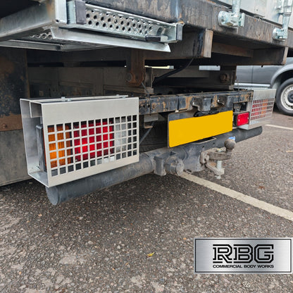 Light Guards for Nissan Cabstar THICK 3mm Galvanized Aluminum Truck Tipper UK