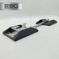 1x Door Retainer Sprung T Hook 95mm + Catch Plate & Bases Horsebox Trailer Truck