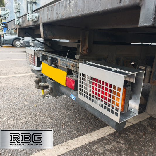 Light Guards for Nissan Cabstar THICK 3mm Galvanized Aluminum Truck Tipper UK