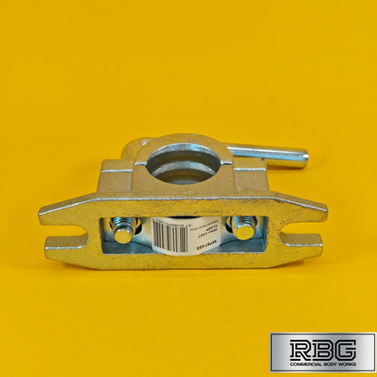 Jockey Wheel Clamp 48mm For Trailer Prop Stand Serrated Heavy Duty Zinc Plated