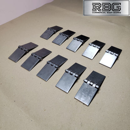 Butt Hinge Weld-on Solid Pressed Drawn Steel Heavy Duty 50x137mm Truck Trailer