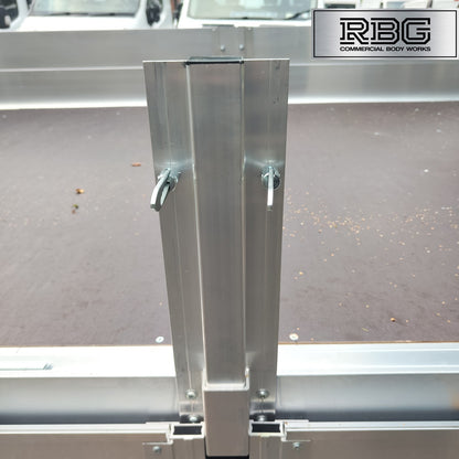 2x  Dropside Centre Pillars Aluminium Trailer Vehicle Truck Tailgate Plank 400mm