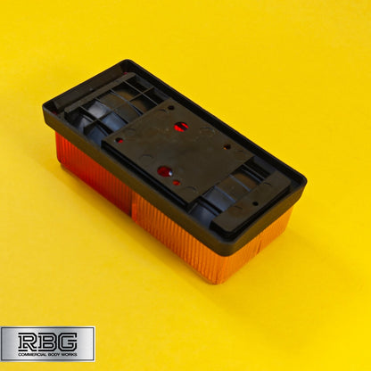 Rear Rectangular Combination Light 4 Function Bulb Lamp for Trailer Caravan 12V