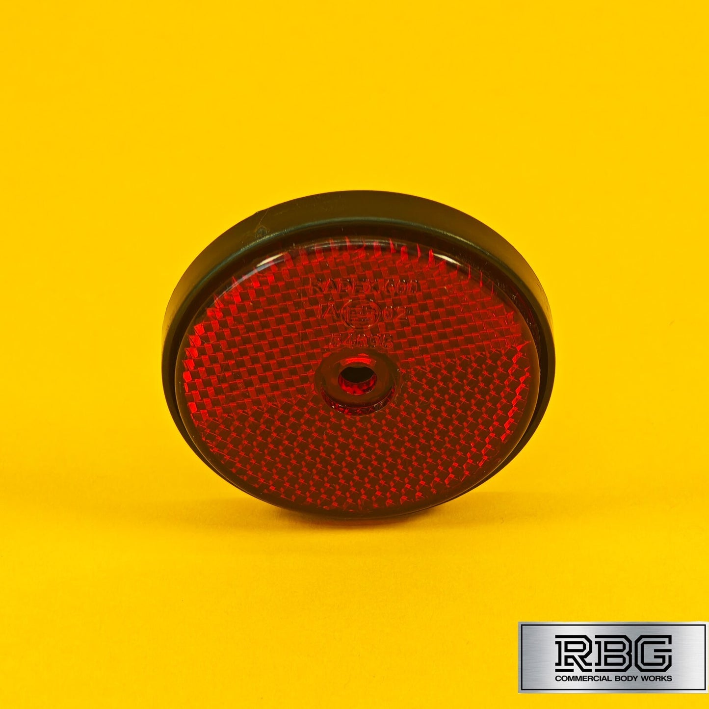 Round Red Reflector Radex 60mm Rear Lighting for Trailer Caravan Horsebox UK