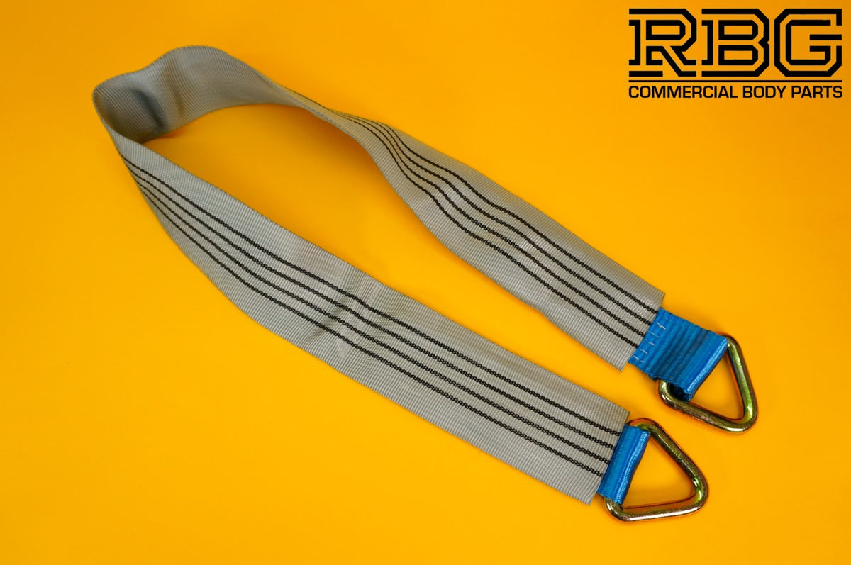 Winching Assistance Strap + 4x Over Wheel Ratchet Strap 5t + Axle Recovery Strap